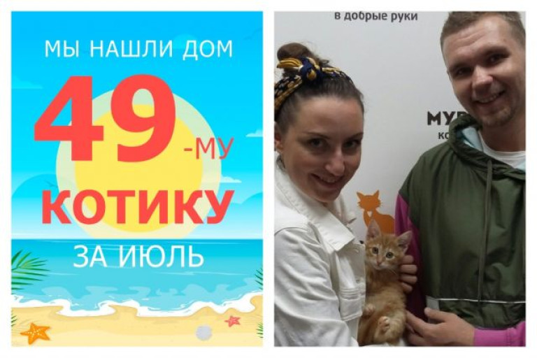 Трехмесячный Фитилёк познакомился со своими хозяевами!