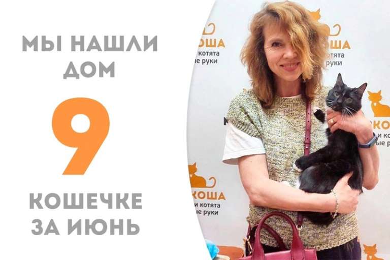 Царапочка отправилась в домашнюю жизнь!