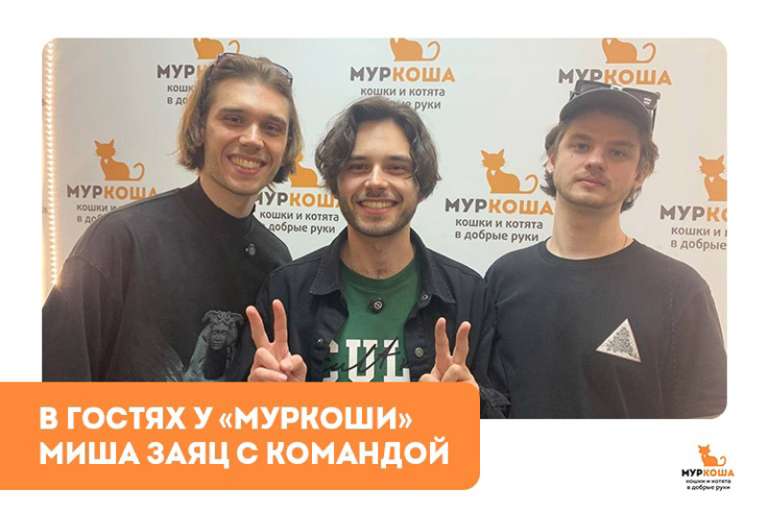 Гости "Муркоши". Миша Заяц с командой
