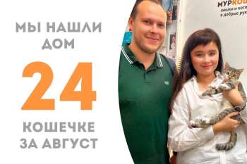 Малышка Чазити обрела семью спустя полтора месяца!
